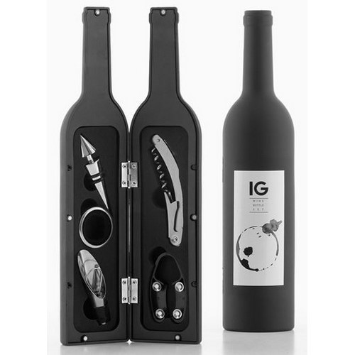 ESTUCHE 5 ACCESORIOS VINO INNOVAGOODS BOTELLA
